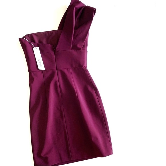 Cushnie Revolve Purple Scarf Fringe Mini Dress 0 New - Picture 4 of 9